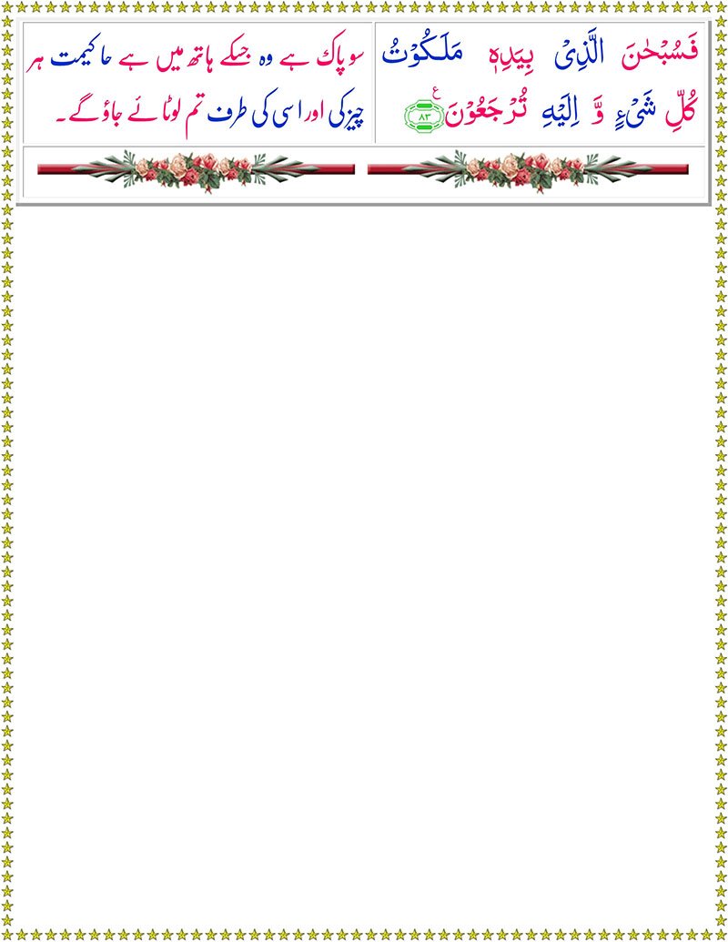 Surah Yaseen with Urdu Translation - Surah Yaseen with English Translation